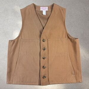 CC Filson Style 820 Moleskin Waistcoat Cruiser Vest USA Sz 44